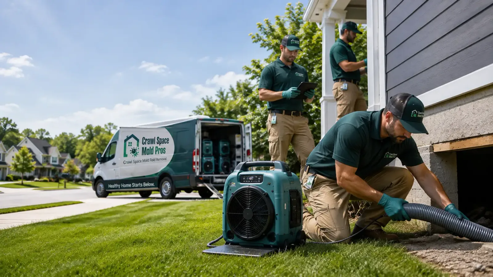 Crawl Space Mold Removal in Brockport, NY